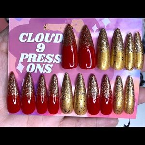 Long Stilletto nails press ons